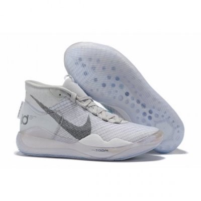 Nike Erkek Kd 12 Gri / Siyah Basketbol Ayakkabısı Türkiye - GR7VOMSO